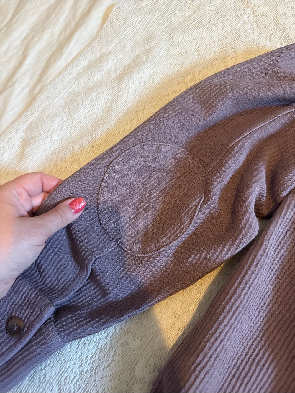 Anthropologie duster shacket in purple - Picture 12 of 14